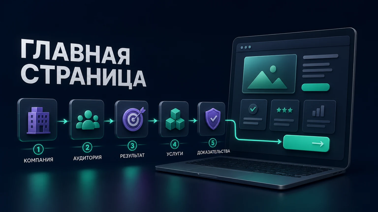 Иллюстрация к разделу «Главная страница быстро объясняет предложение»