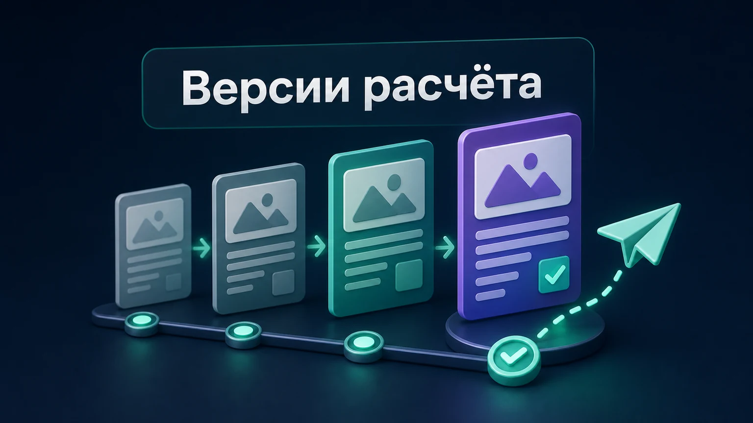 3D-инфографика: черновик, проверка, согласование и отправка сложены в историю.