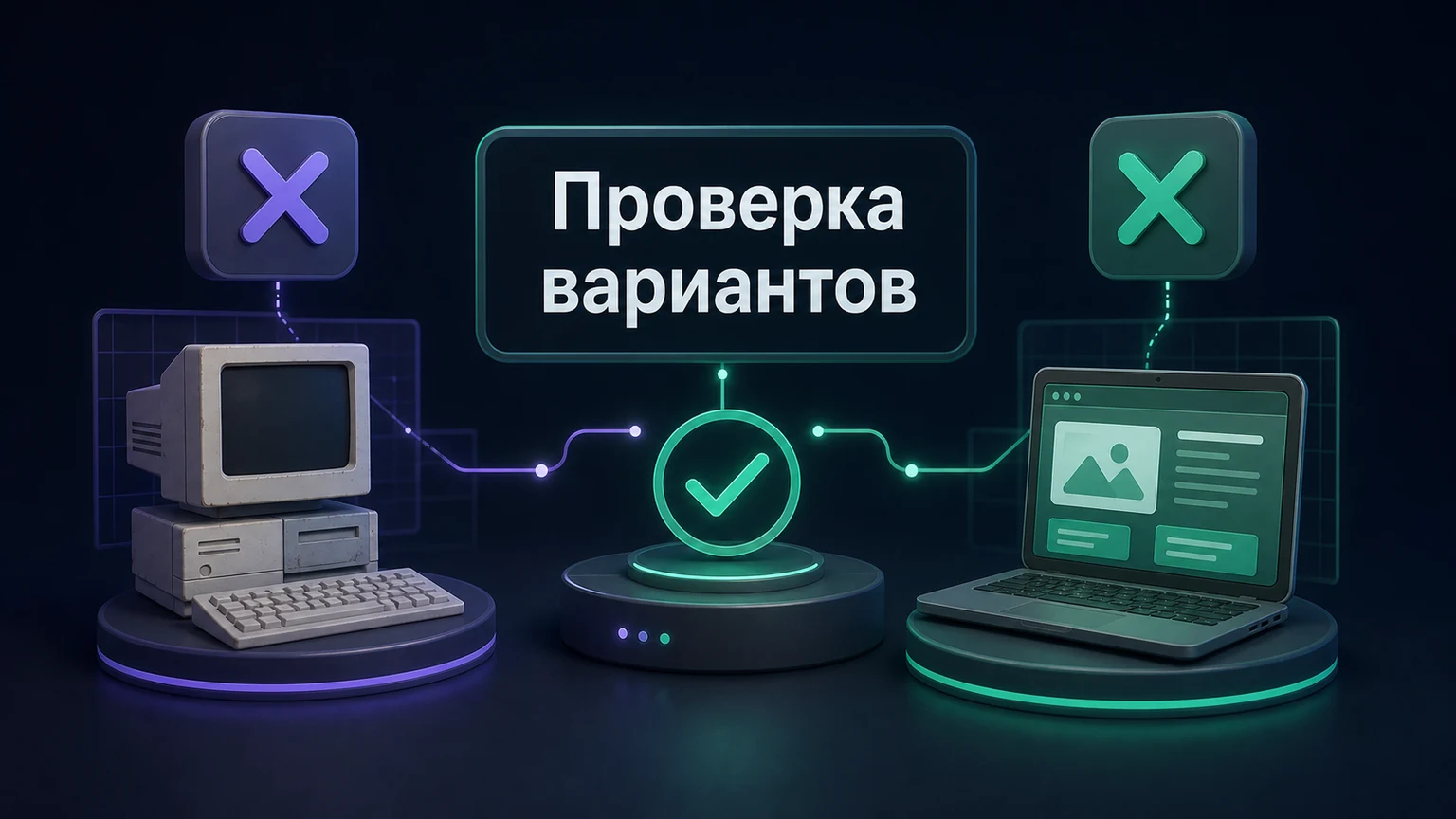 3D-инфографика: крайние, несовместимые и устаревшие конфигурации проходят тест.