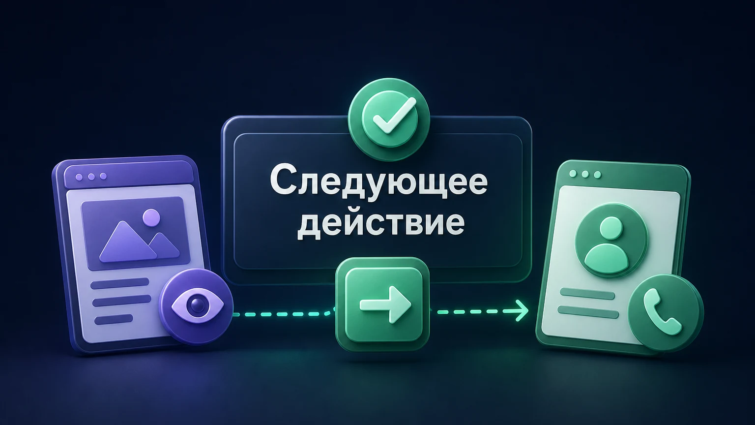 3D-инфографика: запрос просмотра сохраняет объект и открывает контакт агента.