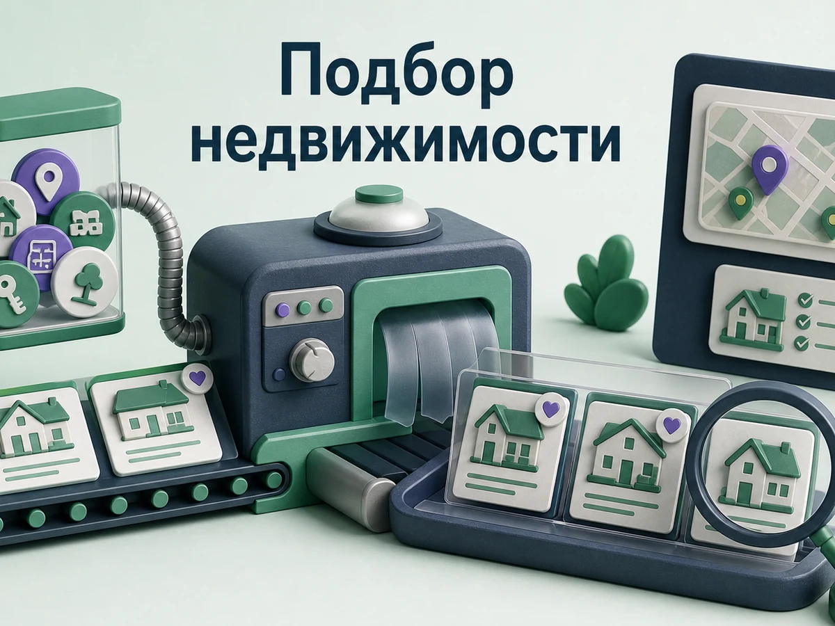 Предметная 3D-сцена: механизм сопоставляет критерии запроса с короткой подборкой объектов.