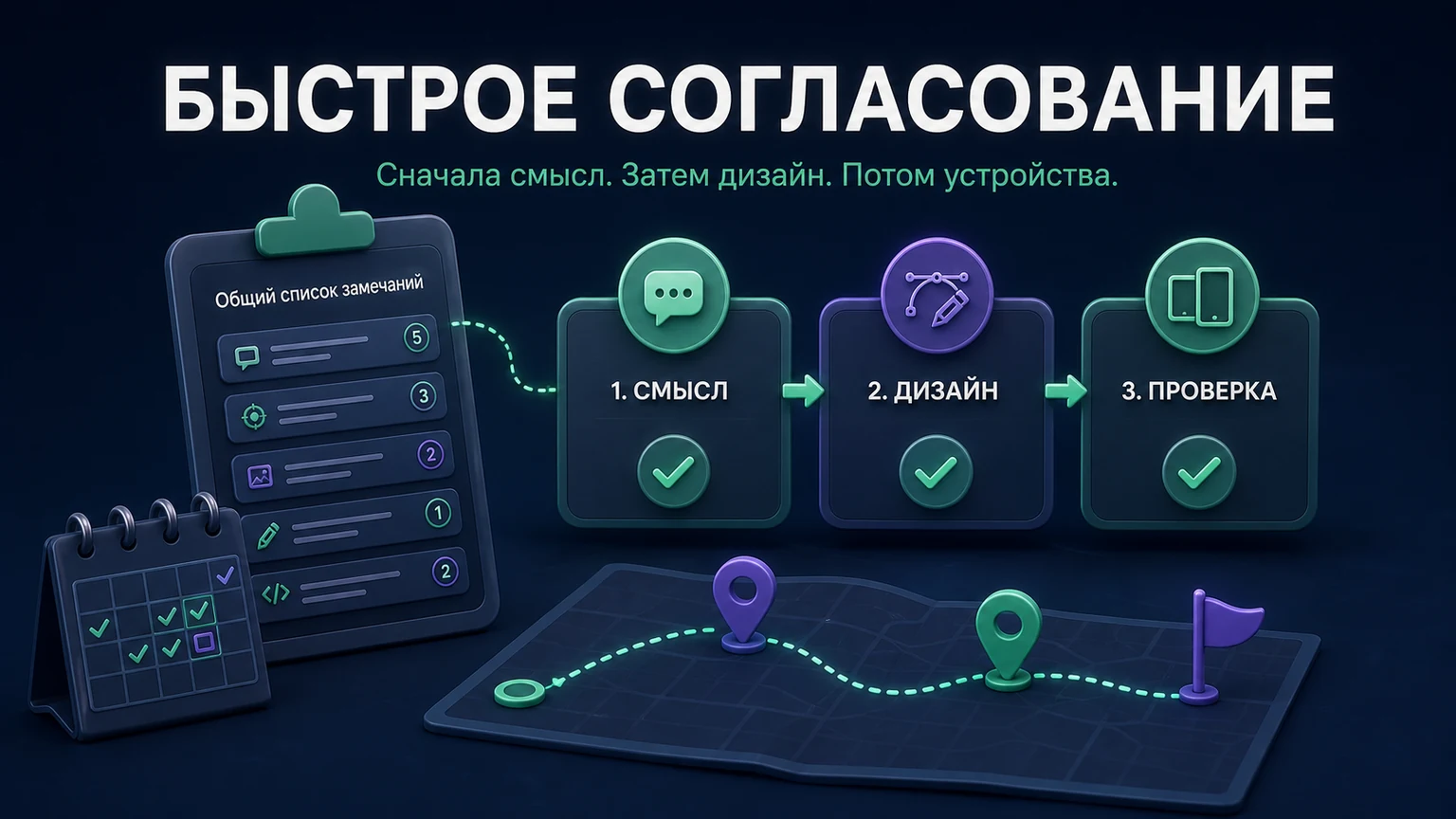 Иллюстрация к разделу «Быстрое согласование важнее длинного списка исполнителей»